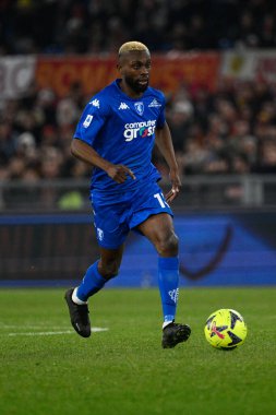 Jean-Daniel Akpa Akpro (Empoli FC)  during the Italian Football Championship League A 2022/2023 match between AS Roma vs Empoli FC at the Olimpic Stadium in Rome  on 04 February 2023. - Credit: Fabrizio Corradetti/LiveMedi