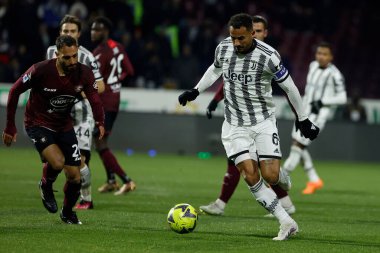 Danilo of Juventus  during italian soccer Serie A match US Salernitana vs Juventus FC at the Arechi stadium in Salerno, Italy, February 07, 2023 - Credit: AGN Fot