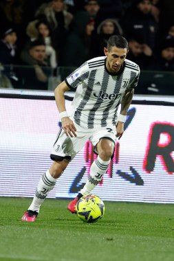 Angel Di Maria of Juventus  during italian soccer Serie A match US Salernitana vs Juventus FC at the Arechi stadium in Salerno, Italy, February 07, 2023 - Credit: AGN Fot