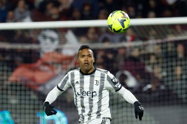 Alex Sandro of Juventus   during italian soccer Serie A match US Salernitana vs Juventus FC at the Arechi stadium in Salerno, Italy, February 07, 2023 - Credit: AGN Fot