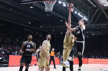 Tornike Shengelia (Segafredo Virtus Bologna) during the Euroleague basketball championship match Segafredo Virtus Bologna Vs. 
FC Barcelona - Bologna, Italy, February 09, 2023 at Segafredo Arena - Credit: Michele Nucci/LiveMedi