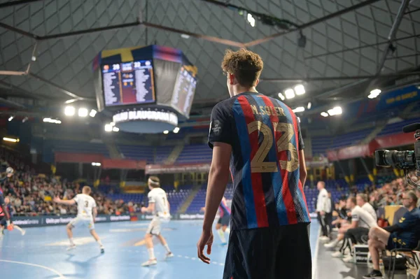 Soler Biescas (Barca) during Handball EHF Champions League - Barca vs Elverum Handball at the Palau Blaugrana in Barcelona, Spain, February 09, 2023 - Credit: Felipe Mondin