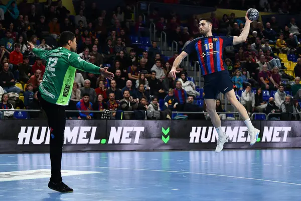Janc (Barca) during Handball EHF Champions League - Barca vs Elverum Handball at the Palau Blaugrana in Barcelona, Spain, February 09, 2023 - Credit: Felipe Mondin