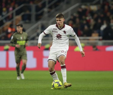 Gvidas Gneitis of Torino FC during the Italian serie A, football match between Ac Milan and Torino Fc on 10 February 2023 at San Siro Stadium, Milan, Italy. Photo Ndrerim Kaceli - Credit: Nderim Kaceli/LiveMedi