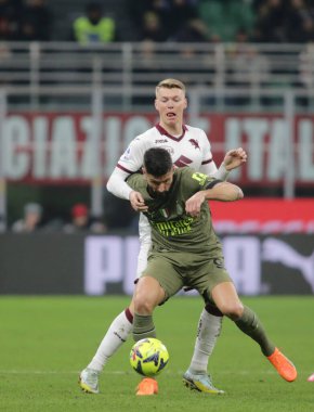 Olivier Giroud of AC Milan during the Italian serie A, football match between Ac Milan and Torino Fc on 10 February 2023 at San Siro Stadium, Milan, Italy. Photo Ndrerim Kaceli - Credit: Nderim Kaceli/LiveMedi