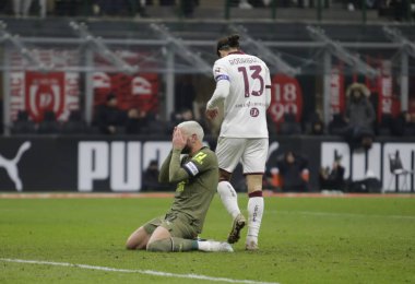 Theo Hernandez of AC Milan during the Italian serie A, football match between Ac Milan and Torino Fc on 10 February 2023 at San Siro Stadium, Milan, Italy. Photo Ndrerim Kaceli - Credit: Nderim Kaceli/LiveMedi