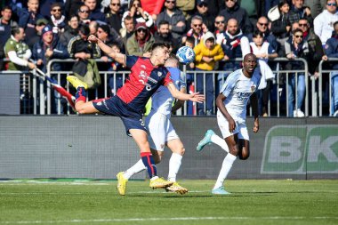 Adam Obert of Cagliari Calcio during Italian soccer Serie B match Cagliari Calcio vs Benevento Calcio at the Unipol Domus in Cagliari, Italy, February 11, 2023 - Credit: Luigi Can