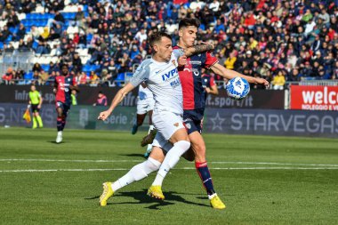 Antonino La Gumina of Benevento Calcio during Italian soccer Serie B match Cagliari Calcio vs Benevento Calcio at the Unipol Domus in Cagliari, Italy, February 11, 2023 - Credit: Luigi Can