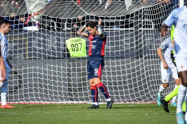 Gianluca Lapadula of Cagliari Calcio during Italian soccer Serie B match Cagliari Calcio vs Benevento Calcio at the Unipol Domus in Cagliari, Italy, February 11, 2023 - Credit: Luigi Can