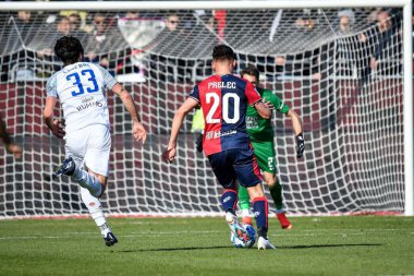 Nik Prelec of Cagliari Calcio during Italian soccer Serie B match Cagliari Calcio vs Benevento Calcio at the Unipol Domus in Cagliari, Italy, February 11, 2023 - Credit: Luigi Can