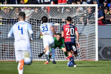 Nik Prelec of Cagliari Calcio during Italian soccer Serie B match Cagliari Calcio vs Benevento Calcio at the Unipol Domus in Cagliari, Italy, February 11, 2023 - Credit: Luigi Can
