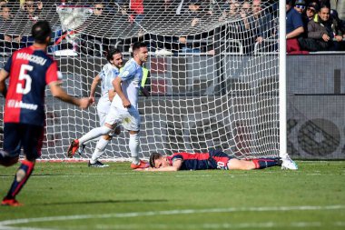 Nik Prelec of Cagliari Calcio during Italian soccer Serie B match Cagliari Calcio vs Benevento Calcio at the Unipol Domus in Cagliari, Italy, February 11, 2023 - Credit: Luigi Can