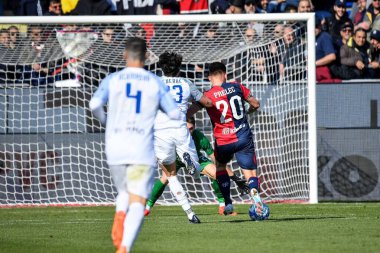 Nik Prelec of Cagliari Calcio during Italian soccer Serie B match Cagliari Calcio vs Benevento Calcio at the Unipol Domus in Cagliari, Italy, February 11, 2023 - Credit: Luigi Can