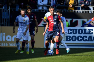 Marco Mancosu of Cagliari Calcio during Italian soccer Serie B match Cagliari Calcio vs Benevento Calcio at the Unipol Domus in Cagliari, Italy, February 11, 2023 - Credit: Luigi Can