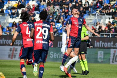 Nik Prelec of Cagliari Calcio during Italian soccer Serie B match Cagliari Calcio vs Benevento Calcio at the Unipol Domus in Cagliari, Italy, February 11, 2023 - Credit: Luigi Can