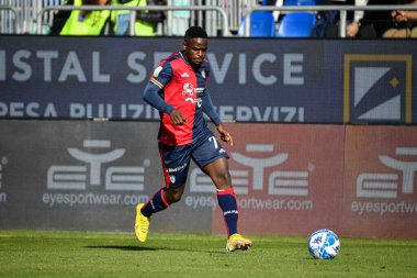 Zito Andre Sebastiao Luvumbo of Cagliari Calcio during Italian soccer Serie B match Cagliari Calcio vs Benevento Calcio at the Unipol Domus in Cagliari, Italy, February 11, 2023 - Credit: Luigi Can