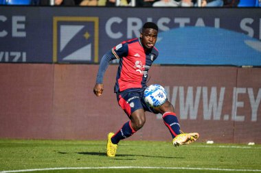 Zito Andre Sebastiao Luvumbo of Cagliari Calcio during Italian soccer Serie B match Cagliari Calcio vs Benevento Calcio at the Unipol Domus in Cagliari, Italy, February 11, 2023 - Credit: Luigi Can