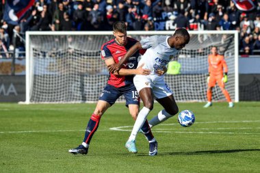 Simeon Tochukwu Nwankwo of Benevento Calcio during Italian soccer Serie B match Cagliari Calcio vs Benevento Calcio at the Unipol Domus in Cagliari, Italy, February 11, 2023 - Credit: Luigi Can