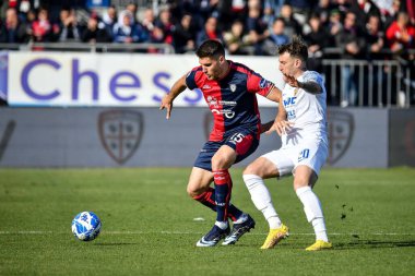Giorgio Altare of Cagliari Calcio during Italian soccer Serie B match Cagliari Calcio vs Benevento Calcio at the Unipol Domus in Cagliari, Italy, February 11, 2023 - Credit: Luigi Can