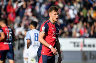 Nik Prelec of Cagliari Calcio during Italian soccer Serie B match Cagliari Calcio vs Benevento Calcio at the Unipol Domus in Cagliari, Italy, February 11, 2023 - Credit: Luigi Can