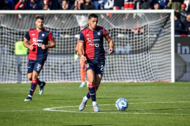 Gabriele Zappa of Cagliari Calcio during Italian soccer Serie B match Cagliari Calcio vs Benevento Calcio at the Unipol Domus in Cagliari, Italy, February 11, 2023 - Credit: Luigi Can
