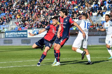 Giorgio Altare of Cagliari Calcio during Italian soccer Serie B match Cagliari Calcio vs Benevento Calcio at the Unipol Domus in Cagliari, Italy, February 11, 2023 - Credit: Luigi Can
