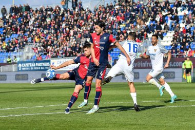 Giorgio Altare of Cagliari Calcio during Italian soccer Serie B match Cagliari Calcio vs Benevento Calcio at the Unipol Domus in Cagliari, Italy, February 11, 2023 - Credit: Luigi Can