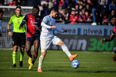 Gennaro Acampora of Benevento Calcio during Italian soccer Serie B match Cagliari Calcio vs Benevento Calcio at the Unipol Domus in Cagliari, Italy, February 11, 2023 - Credit: Luigi Can