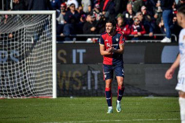 Alberto Dossena of Cagliari Calcio during Italian soccer Serie B match Cagliari Calcio vs Benevento Calcio at the Unipol Domus in Cagliari, Italy, February 11, 2023 - Credit: Luigi Can