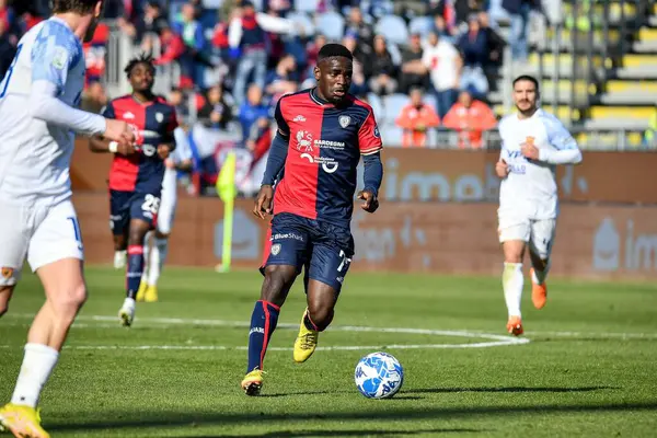 Zito Andre Sebastiao Luvumbo of Cagliari Calcio during Italian soccer Serie B match Cagliari Calcio vs Benevento Calcio at the Unipol Domus in Cagliari, Italy, February 11, 2023 - Credit: Luigi Can