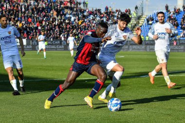 Zito Andre Sebastiao Luvumbo of Cagliari Calcio during Italian soccer Serie B match Cagliari Calcio vs Benevento Calcio at the Unipol Domus in Cagliari, Italy, February 11, 2023 - Credit: Luigi Can