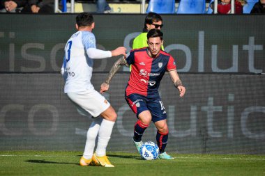 Vincenzo Millico of Cagliari Calcio during Italian soccer Serie B match Cagliari Calcio vs Benevento Calcio at the Unipol Domus in Cagliari, Italy, February 11, 2023 - Credit: Luigi Can
