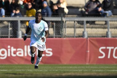Tabitha Chawinga of F.C. Inter Women during the 17th day of the Serie A Championship between A.S. Roma Women and F.C. Inter Women at the Stadio Tre Fontane on 11th of February, 2023 in Rome, Italy. - Credit: Domenico Cippitelli/LiveMedi