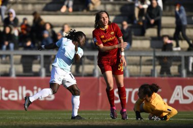 Tabitha Chawinga of F.C. Inter Women during the 17th day of the Serie A Championship between A.S. Roma Women and F.C. Inter Women at the Stadio Tre Fontane on 11th of February, 2023 in Rome, Italy. - Credit: Domenico Cippitelli/LiveMedi