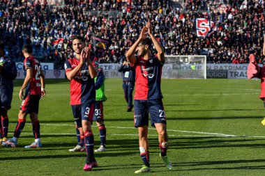 Nunzio Lella of Cagliari Calcio during Italian soccer Serie B match Cagliari Calcio vs Benevento Calcio at the Unipol Domus in Cagliari, Italy, February 11, 2023 - Credit: Luigi Can