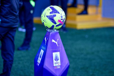 Serie A official ball during italian soccer Serie A match Udinese Calcio vs US Sassuolo at the Friuli - Dacia Arena stadium in Udine, Italy, February 12, 2023 - Credit: Ettore Griffon