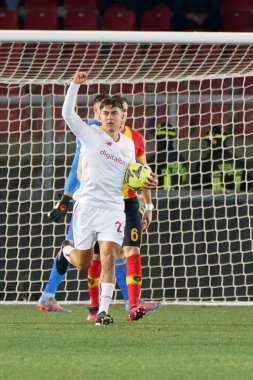 Paulo Dybala (AS Roma) celebrates after scoring a goal during italian soccer Serie A match US Lecce vs AS Roma at the Via Del Mare stadium in Lecce, Italy, February 11, 2023 - Credit: Emmanuele Mastrodonat