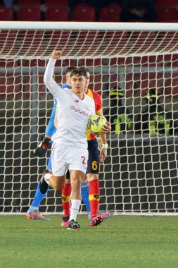 Paulo Dybala (AS Roma) celebrates after scoring a goal during italian soccer Serie A match US Lecce vs AS Roma at the Via Del Mare stadium in Lecce, Italy, February 11, 2023 - Credit: Emmanuele Mastrodonat