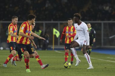 Tammy Abraham (Roma) in action during italian soccer Serie A match US Lecce vs AS Roma at the Via Del Mare stadium in Lecce, Italy, February 11, 2023 - Credit: Massimiliano Carnabuc