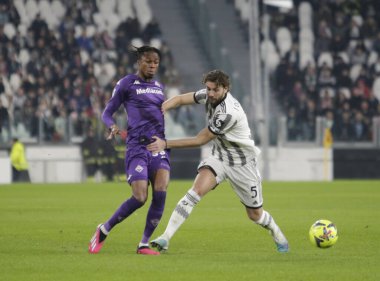 Manuel Locatelli of Juventus during the Italian serie A, football match between Juventus Fc and Acf Fiorentina on 12 February 2023 at Allianz Stadium, Turin, Italy. Photo Ndrerim Kaceli - Credit: Nderim Kaceli/LiveMedi