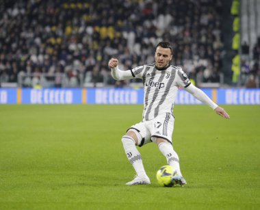 Filip Kostic of Juventus during the Italian serie A, football match between Juventus Fc and Acf Fiorentina on 12 February 2023 at Allianz Stadium, Turin, Italy. Photo Ndrerim Kaceli - Credit: Nderim Kaceli/LiveMedi