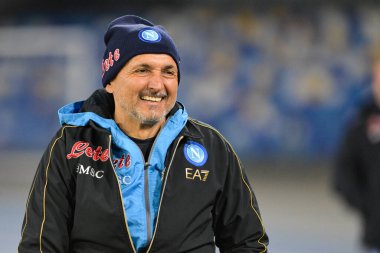Luciano Spalletti coach of SSC Napoli 1926  during the Italian Serie A 2022/2023 football match between Napoli vs Cremonese on February 12, 2023 at the Stadium Maradona in Naples, Italy - Credit: Salvatore Varo/LiveMedi