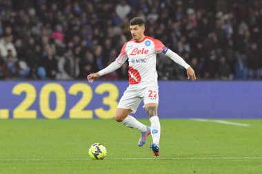 Giovanni Di Lorenzo (22) SSC Napoli 1926 control the ball during the Italian Serie A 2022/2023 football match between Napoli vs Cremonese on February 12, 2023 at the Stadium Maradona in Naples, Italy - Credit: Salvatore Varo/LiveMedi