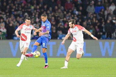 Charles Pickel (6) U.S. Cremonese control the ball during the Italian Serie A 2022/2023 football match between Napoli vs Cremonese on February 12, 2023 at the Stadium Maradona in Naples, Italy - Credit: Salvatore Varo/LiveMedi