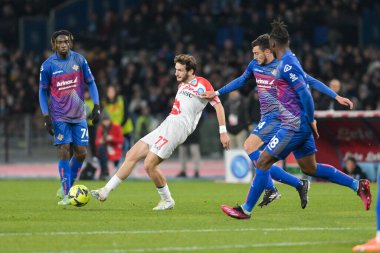 Khvicha Kvaratskhelia (77) SSC Napoli 1926 control the ball during the Italian Serie A 2022/2023 football match between Napoli vs Cremonese on February 12, 2023 at the Stadium Maradona in Naples, Italy - Credit: Salvatore Varo/LiveMedi