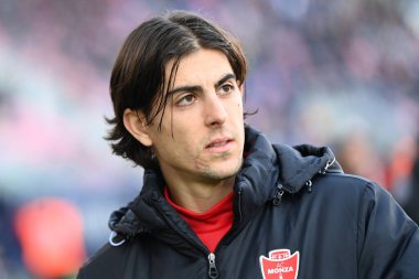 Filippo Ranocchia (Ac Monza) supporters during italian soccer Serie A match Bologna FC vs AC Monza at the Renato Dall'Ara stadium in Bologna, Italy, February 12, 2023 - Credit: Gianluca Ricc