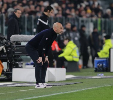 Vincenzo Italiano, manager of Acf Fiorentina during the Italian serie A, football match between Juventus Fc and Acf Fiorentina on 12 February 2023 at Allianz Stadium, Turin, Italy. Photo Ndrerim Kaceli - Credit: Nderim Kaceli/LiveMedi