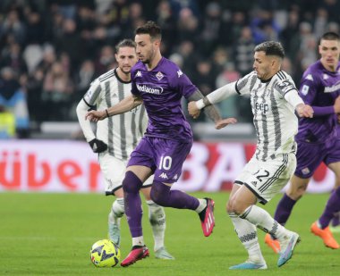 Gaetano Castrovillli of Acf Fiorentina during the Italian serie A, football match between Juventus Fc and Acf Fiorentina on 12 February 2023 at Allianz Stadium, Turin, Italy. Photo Ndrerim Kaceli - Credit: Nderim Kaceli/LiveMedi