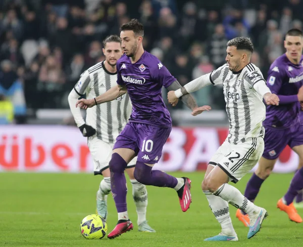 Gaetano Castrovillli of Acf Fiorentina during the Italian serie A, football match between Juventus Fc and Acf Fiorentina on 12 February 2023 at Allianz Stadium, Turin, Italy. Photo Ndrerim Kaceli - Credit: Nderim Kaceli/LiveMedi