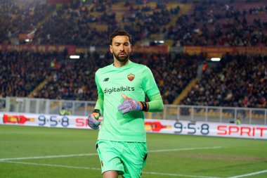 Rui Patricio (AS Roma) during italian soccer Serie A match US Lecce vs AS Roma at the Via Del Mare stadium in Lecce, Italy, February 11, 2023 - Credit: Emmanuele Mastrodonat